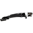 Rear, Driver or Passenger Side Exterior Door Handle, Chrome, Without Key Hole