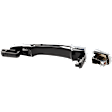 Rear, Driver or Passenger Side Exterior Door Handle, Chrome, Without Key Hole