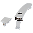 Front, Passenger Side Chrome Exterior Door Handle, Without Key Hole