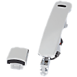 Front, Passenger Side Chrome Exterior Door Handle, Without Key Hole