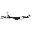 Front, Passenger Side Chrome Exterior Door Handle, Without Key Hole