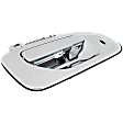Front, Passenger Side Chrome Exterior Door Handle, Without Key Hole