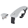 2015-2023 Nissan Murano - Front, Passenger Side Chrome Exterior Door Handle, Without Key Hole