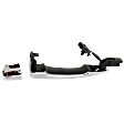 2015-2023 Nissan Murano - Front, Passenger Side Chrome Exterior Door Handle, Without Key Hole