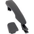 Front, Passenger Side or Rear, Driver or Passenger Side Textured Black Exterior Door Handle, Without Key Hole
