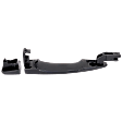 Front, Passenger Side or Rear, Driver or Passenger Side Textured Black Exterior Door Handle, Without Key Hole