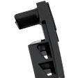 Front, Passenger Side or Rear, Driver or Passenger Side Textured Black Exterior Door Handle, Without Key Hole