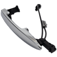 Front or Rear, Driver or Passenger Side Chrome Exterior Door Handle, Without Key Hole