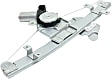 Front, Driver Side Power Window Regulator, With Motor
