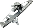 Front, Driver Side Window Regulator, Power, With 6-Prong Connector