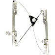 Front, Passenger Side Power Window Regulator, Without Motor
