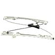 Front, Driver Side Power Window Regulator, Without Motor