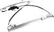 Front, Driver Side Power Window Regulator, With Motor