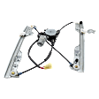 Front, Driver Side Power Window Regulator, with Motor, 2-Pin Connector, Without Auto Up and Down