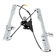 Front, Driver Side Power Window Regulator, with Motor, 2-Pin Connector, Without Auto Up and Down