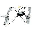 Front, Driver Side Power Window Regulator, with Motor, 2-Pin Connector, Without Auto Up and Down