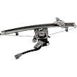 Front, Driver Side Window Regulator, Power, With 6-Prong Connector