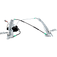 Front, Driver Side Window Regulator, Power, 6 Cyl., 3.5L Engine