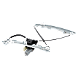 Front, Passenger Side Window Regulator, Power, with Motor, 2-Pins, without anti-pinch feature
