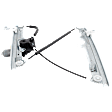 Front, Passenger Side Window Regulator, Power, with Motor, 2-Pins, without anti-pinch feature