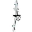 Front, Driver Side Power Window Regulator, With Motor