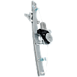 Front, Driver Side Power Window Regulator, With Motor