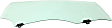 2008 Nissan Sentra - Front, Passenger Side Door Glass, Green Tint, FD23371 GTYN
