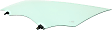 Front, Driver Side Door Glass, Green Tint, FD23372 GTYN