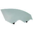 Front, Passenger Side Door Glass, Green Tint, Coupe, Replaces NAGS Number FD23533GTY