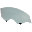 Front, Passenger Side Door Glass, Green Tint, Coupe, Replaces NAGS Number FD23533GTY