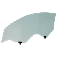 Front, Passenger Side Door Glass, Green Tint, Coupe, Replaces NAGS Number FD23533GTY