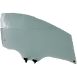 Front, Driver Side Door Glass, Green Tint, Replaces NAGS Number FD26453GTY