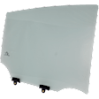 Rear, Passenger Side Door Glass, Green Tint, Sedan, Replaces NAGS Number FD25261GTY
