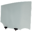Rear, Driver Side Door Glass, Green Tint, Sedan, Replaces NAGS Number FD25262GTY