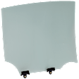 Rear, Driver Side Door Glass, Green Tint, Sedan, Replaces NAGS Number FD25262GTY