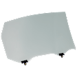 Rear, Driver Side Door Glass, Green Tint, Replaces NAGS Number FD25643GTY
