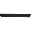 Rear, Passenger Side Door Molding and Beltlines, Textured Black