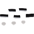 Rear, Driver Side Door Molding and Beltlines, Textured Black