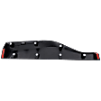 Rear, Passenger Side Door Molding and Beltlines, Textured Black, With Chrome Moulding