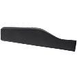 Rear, Driver Side Door Molding and Beltlines, Textured Black, With Chrome Moulding
