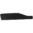 Rear, Driver Side Door Molding and Beltlines, Textured Black, With Chrome Moulding