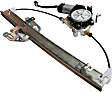 Rear, Driver Side Power Window Regulator, With Motor
