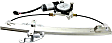 Rear, Driver Side Power Window Regulator, With Motor