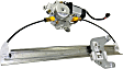 Rear, Driver Side Power Window Regulator, With Motor