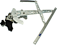Rear, Passenger Side Window Regulator, Power, With 2-Prong Connector