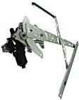Rear, Passenger Side Window Regulator, Power, With 2-Prong Connector