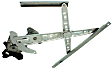 Rear, Passenger Side Window Regulator, Power, With 2-Prong Connector