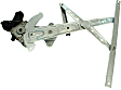Rear, Driver Side Window Regulator, Power, With 2-Prong Connector