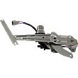 Rear, Passenger Side Window Regulator, Power, With 2-Prong Connector