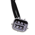 Rear, Passenger Side Window Regulator, Power, With 2-Prong Connector